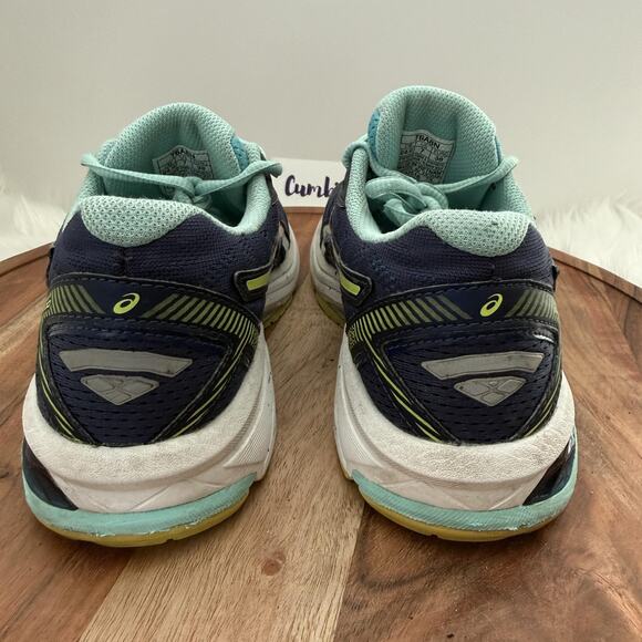 ASICS Running Shoes Womens Size 7 Navy Teal Gel DuoMax AHAR‎ Guidance Line T6A8N - Picture 6 of 16
